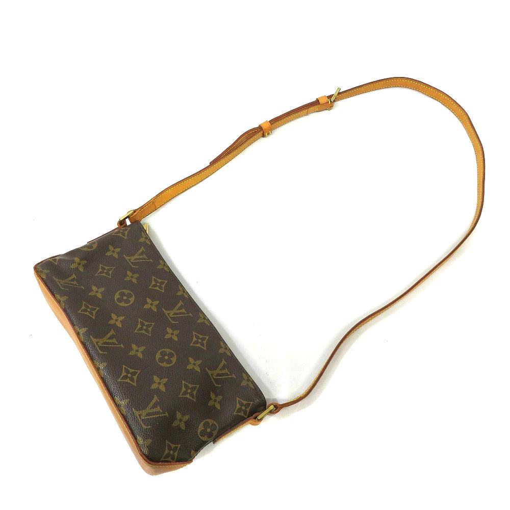 Louis Vuitton Trotteur Monogram Shoulder Bag Crossbody Brown